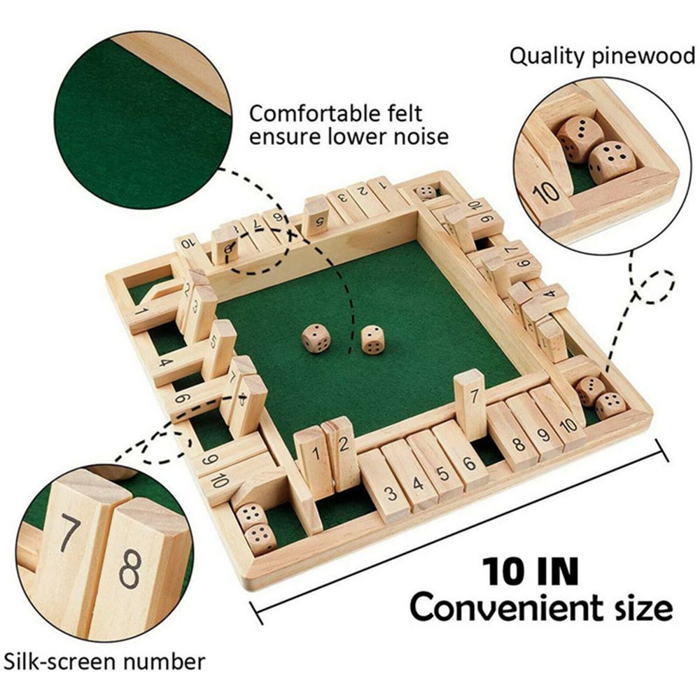 Shut The Box Dice Board Game W - Board Game Dixit 评论和价格