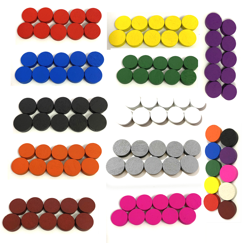 100pieces Diameter 15*5MM Wood - Board Game Dixit 评论和价格