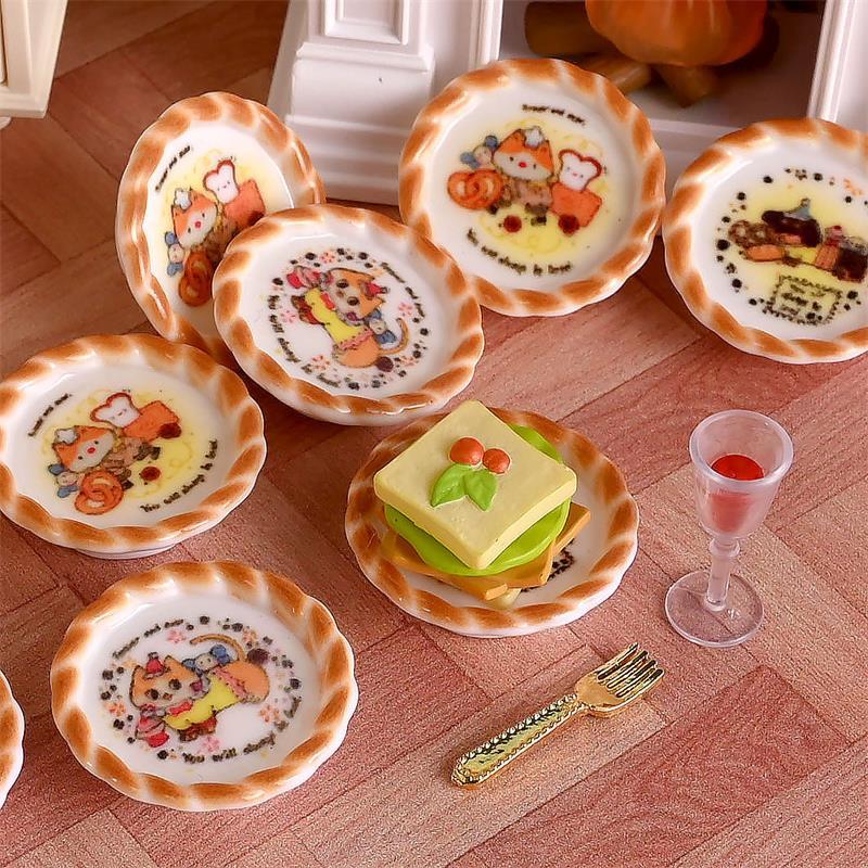10Pcs/set Dollhouse Miniature  - Miniature Terrain Set 评论和价格