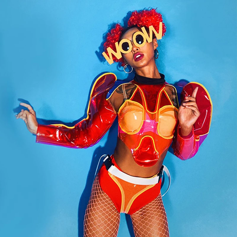 Red Transparent Clown Rave Out - Board Game Yogi 评论和价格