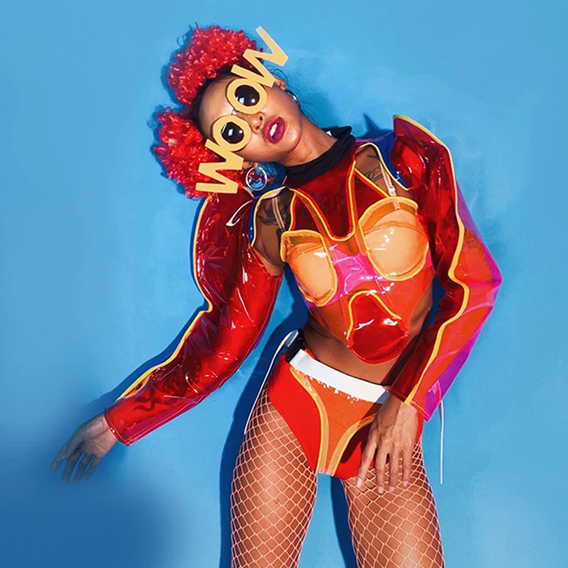 Red Transparent Clown Rave Out - Board Game Yogi 评论和价格