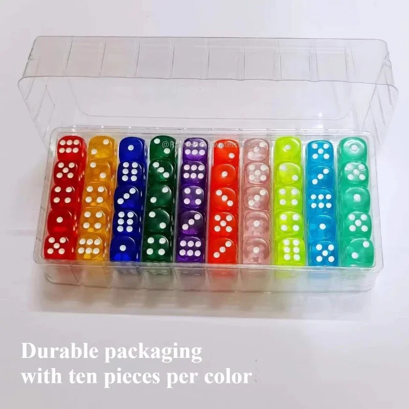 100 Pieces Colored 14mm Acryli - Board Game Digital 评论和价格