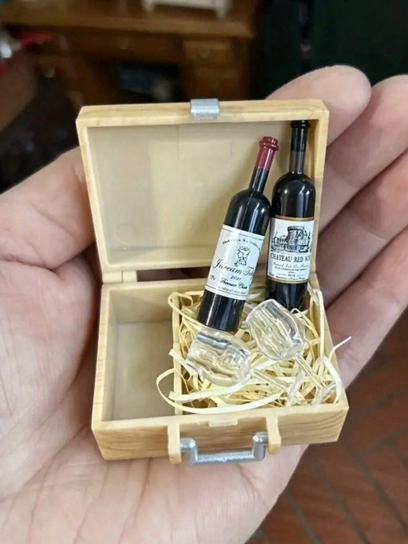 Dollhouse Mini Wine Champagne  - Miniature Terrain Set 评论和价格