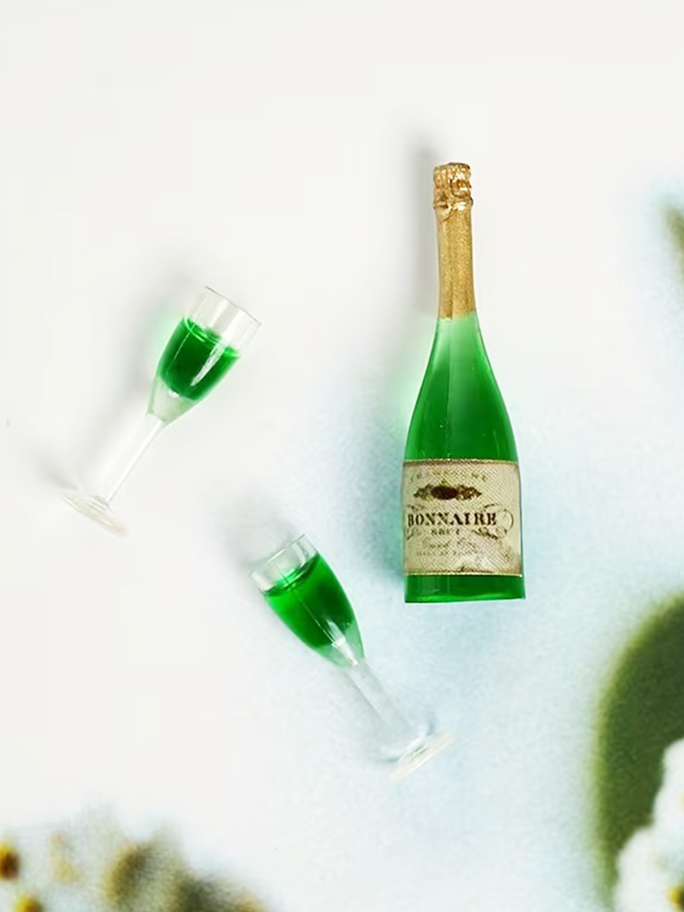 Dollhouse Mini Wine Champagne  - Miniature Terrain Set 评论和价格