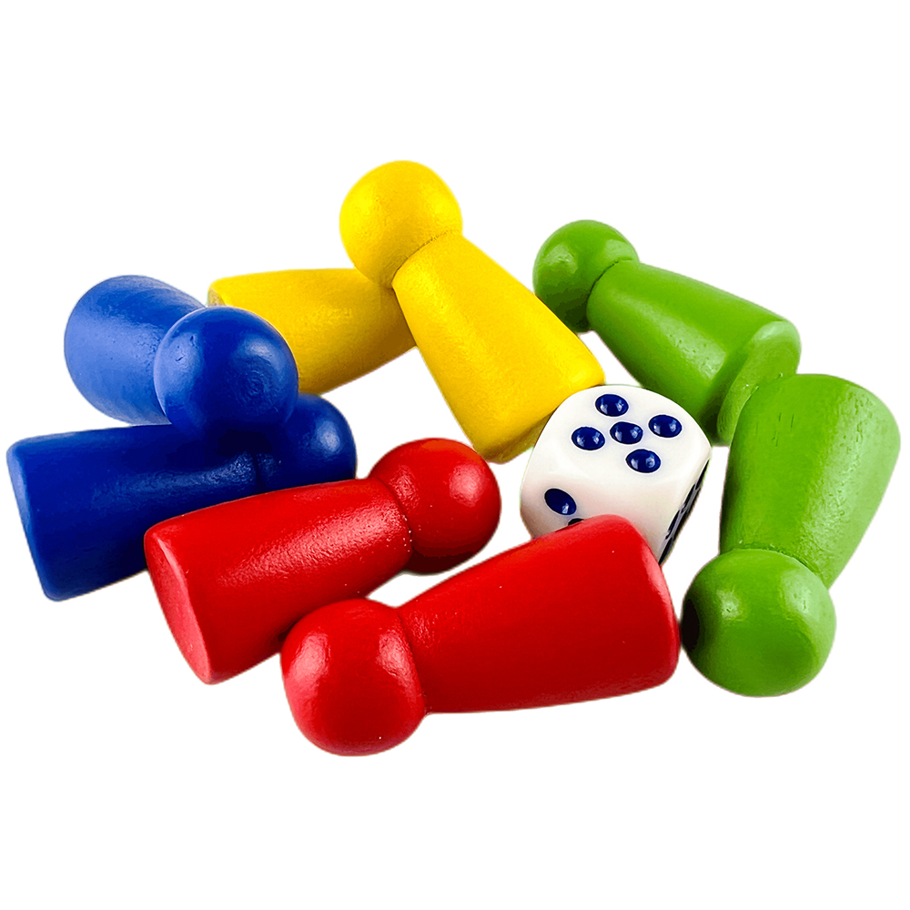 8pcs Pawn/ Chess with 1 Dice W - Board Game Dixit 评论和价格
