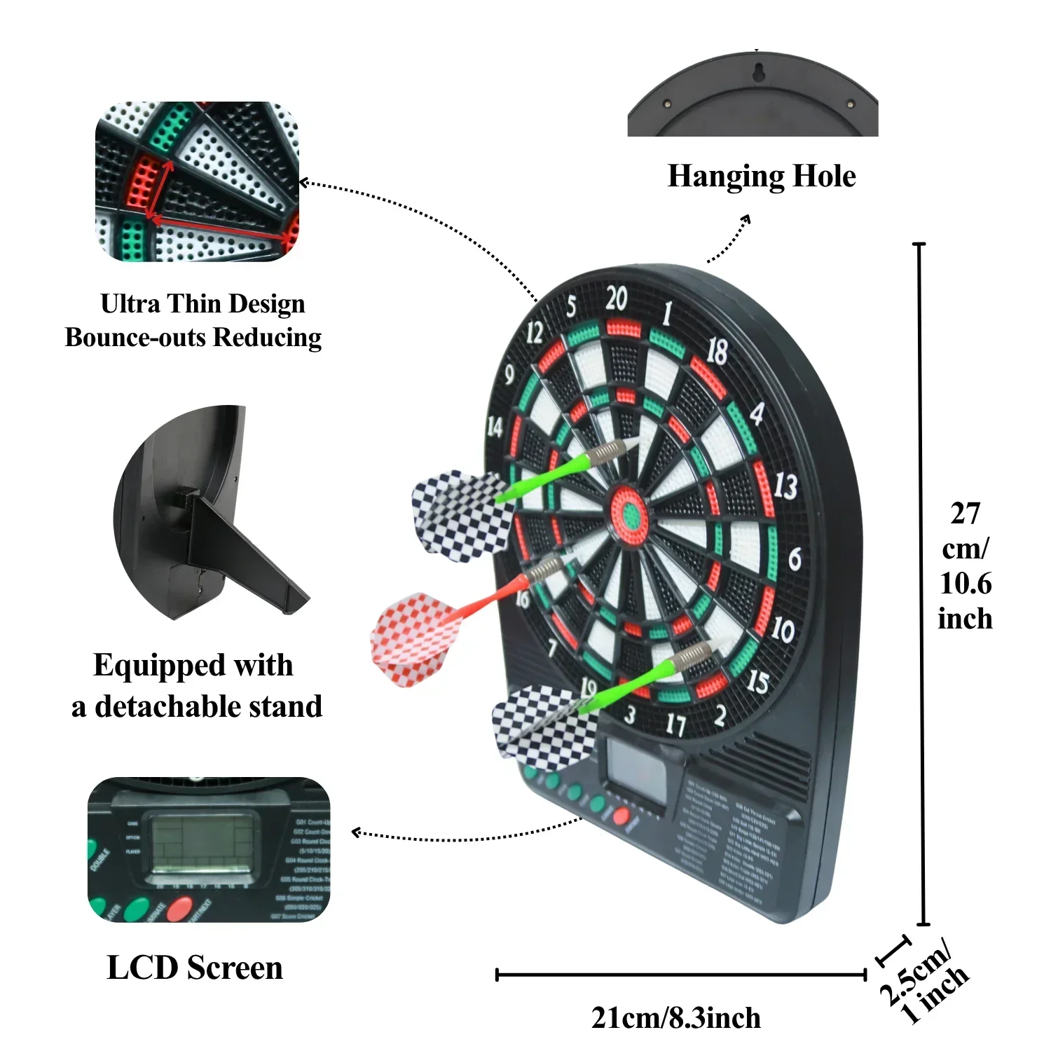 Portable Electronic Dartboard  - Board Game Digital 评论和价格